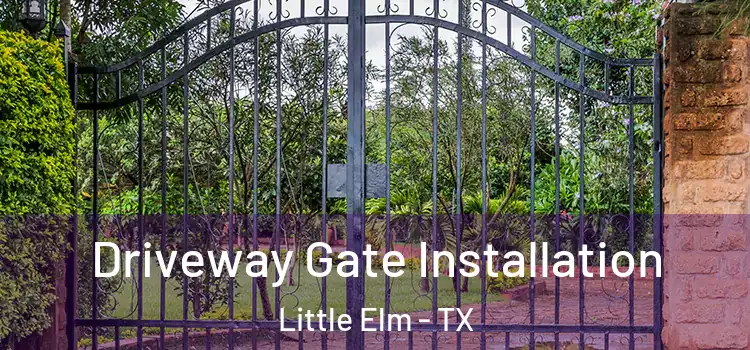 Driveway Gate Installation Little Elm - TX